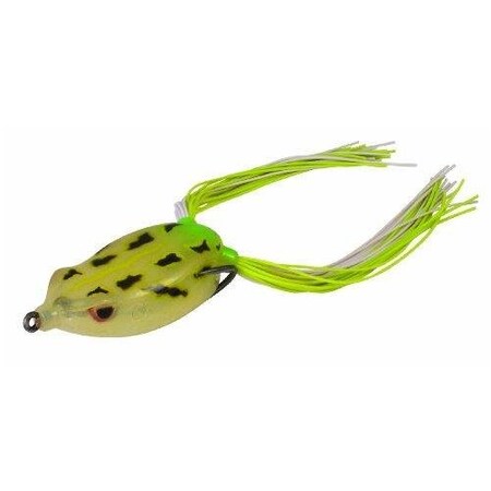 Spro Dean Rojas Bronzeye Frog 65, 212, 58Oz, Neon Glow SBEF65NEGL